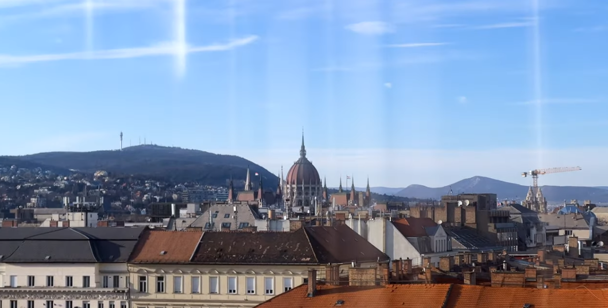 Udsigt fra Budapest Eye.