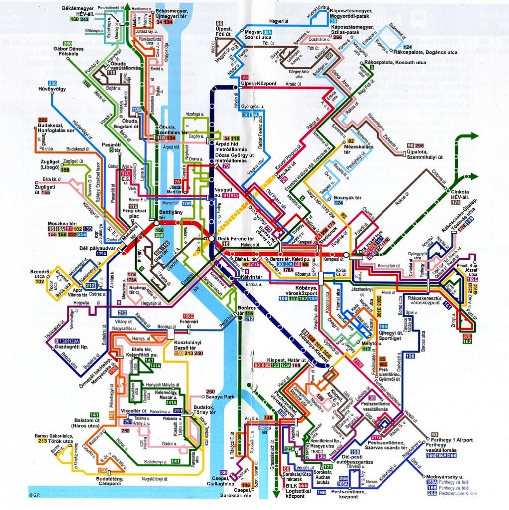 Budapest offentlig transport kort