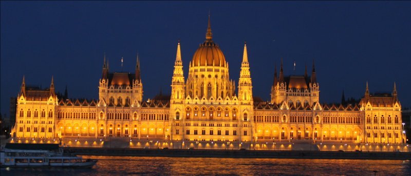 Det ungarske parlament - smukt billede