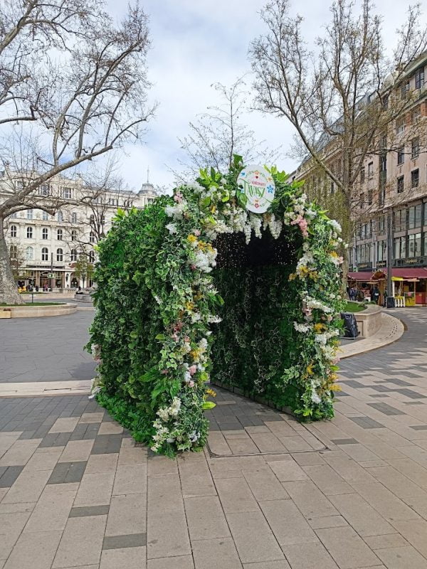 blomsterindgang til markedet